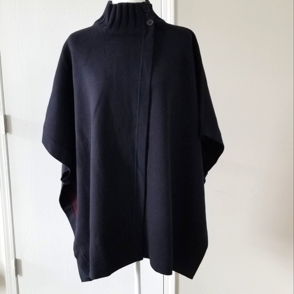 Theory Black cowl Cape - Picture 4 of 13